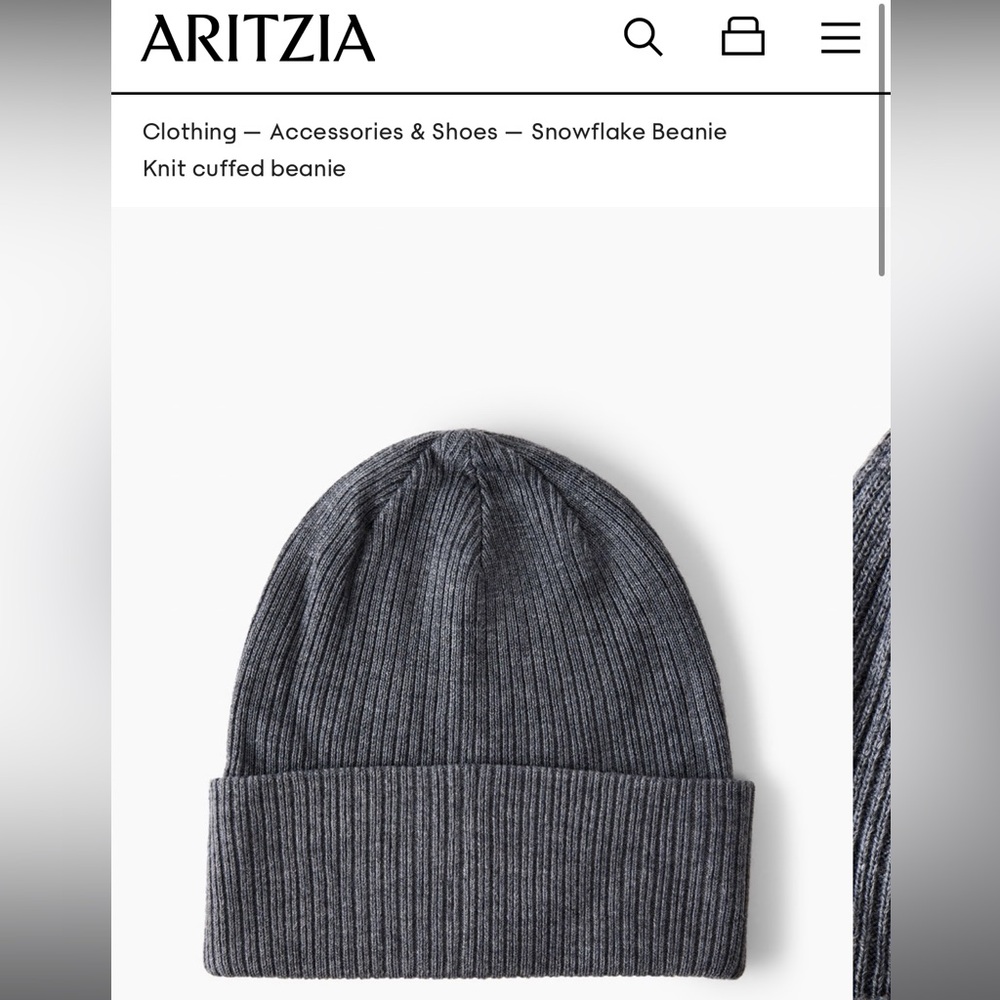 NWT Aritzia Sunday Best Beanie